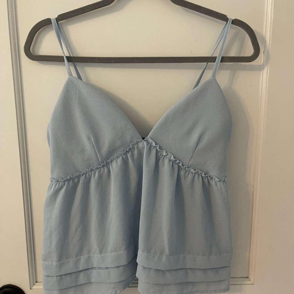 Forever 21- Blue Babydoll Top